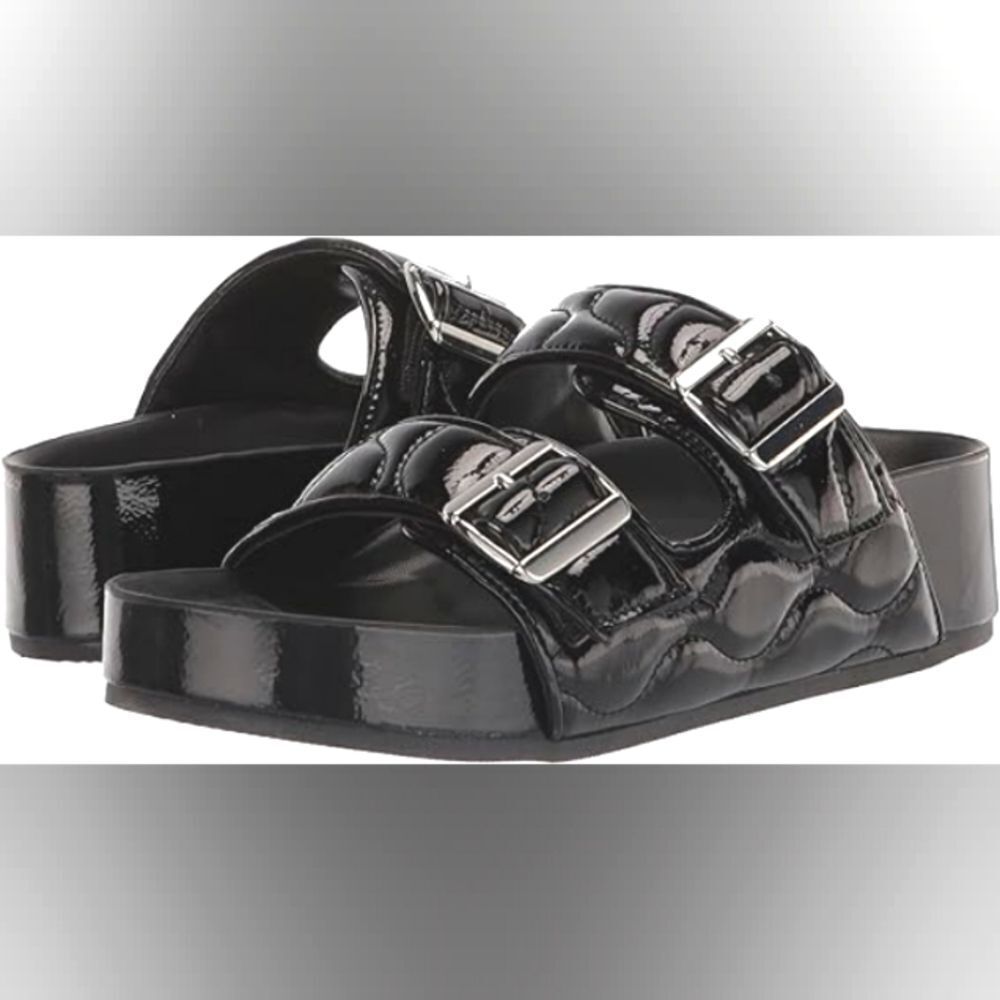 (S-3604)  Chooka Double Buckle Sandal Sz 6